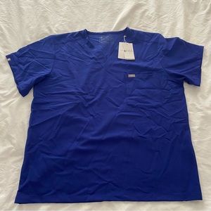 NWT FIGS MEN XL LEON TWO POCKET SCRUB TOP